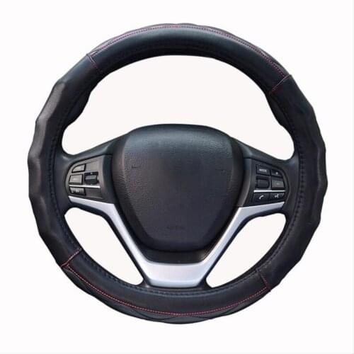 Microfiber Leather Car Steering Wheel Cover Anti-slip Sport Car Steering-Wheel Universal Steering Wheel Cover Car Styling