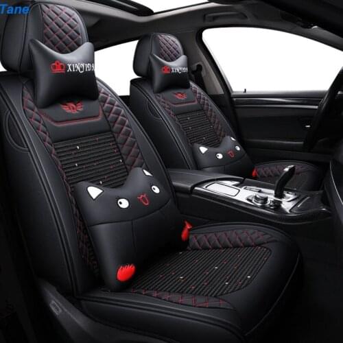 Tane leather car seat cover For volvo v50 v40 s40 v60 s80 xc90 2007 s60 2012 xc60 xc40 xc70 accessories seat covers for cars