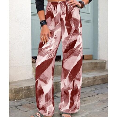 LAMLKKY Women's Wide Trousers