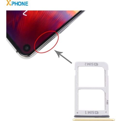 SIM Card Tray and SIM Card Tray for Samsung Galaxy A8s Cellphone Repair Parts