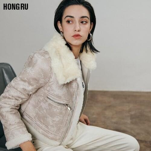 New Fashion Womens Faux Fur Coats pu Leather Jackets Female Thick Warm Leather Outerwear Waterproof Print Punk Cropped Jackets