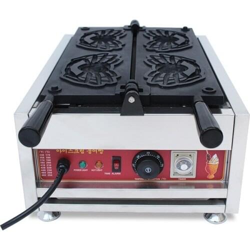 Newest product cartoon waffle maker/waffle cup machine/waffle making machine