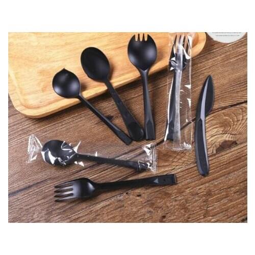 Disposable plastic spoon, porridge, turtle soup spoon, dessert spoon