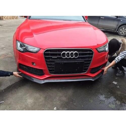 Z-ART carbon fiber front lip for Audi S5 2008-2014 Carbon fiber front chin for Audi S5 B8 carbon fiber front spoiler