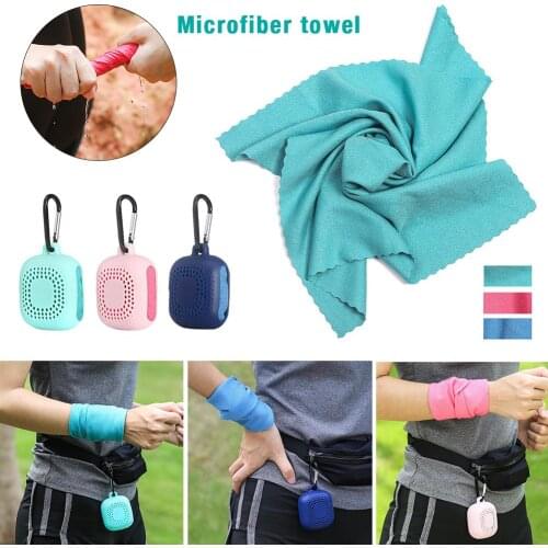 Microfiber Towel Portable Sports Towel Quick-Drying Sweat Cooling Running Towel Suitable Yoga Fitness Travel Camping Towel