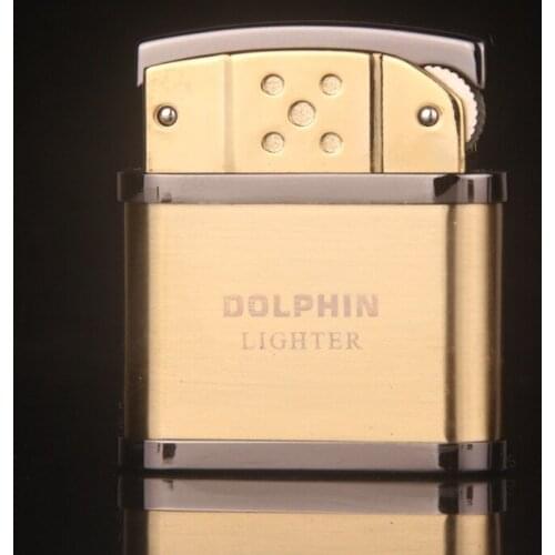 Retro Boutique Grinding Wheel Open Flame Lighter Gadgets for Men Smoke Accesoires Rolling Tray Lighter Vintage Gift for Men