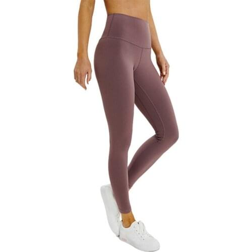 High Waist Hip raise Yoga pants Women Naked-Feel Soft Tight Leggings Girls Gym Fitness Seamless Running Workout Sport trousers