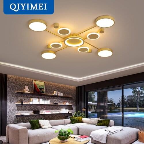 New Modern LED Chandelier Lights With Remote Control For Bedroom Living Dining Room Kitchen Bar Indoor Lustre Lamp Home Lighting