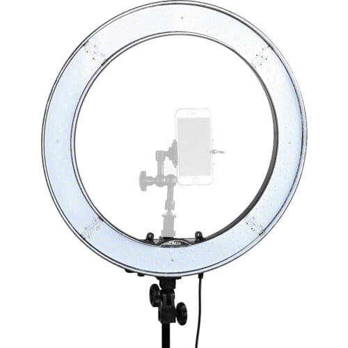 18'' Inch 55W 5500K 240 LED Photographic Lighting Dimmable Camera Photo/Studio/Phone Photography Ring Light Lamp