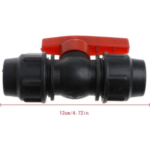 Y1UU 20mm/25mm/30mm Water Pipe Quick Valve Connector PE Tube Ball Valves Accessories