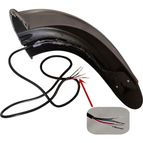 Rear fender for KUGOO M4 electric scooter mudguard with Taillight parts
