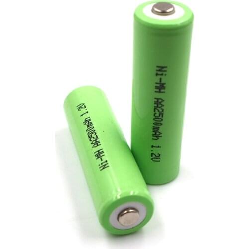 AA 2500mAh 10pieces Rechargeable batteries NI-MN Battery Tip the battery Camera toy clock flashlight Remote control