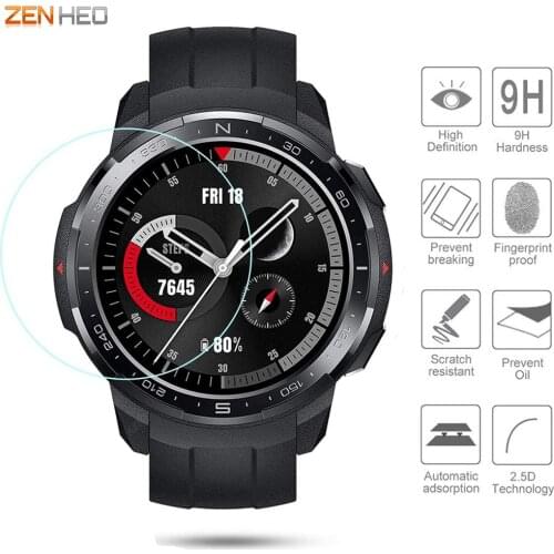 Tempered Glass Protective Film For Huawei Honor Watch GS Pro Anti-scratch Screen Protector Film