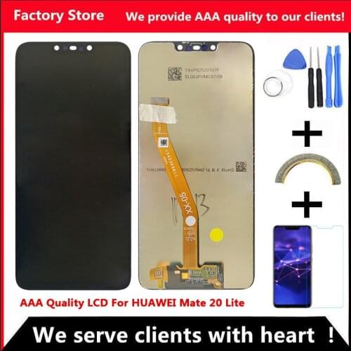2340*1080 6.3" AAA Quality LCD With Frame For HUAWEI Mate 20 Lite Lcd Display Screen For Mate 20 Lite Screen SNE-LX1 SNE-L21 L23