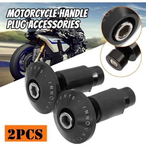 1 Pair Motorcycle Dirt Bike Bar End Cap Handlebar Trim Bar End Plugs Slider 7/8'' Handle Bar End Plug Decor Modified Accessories