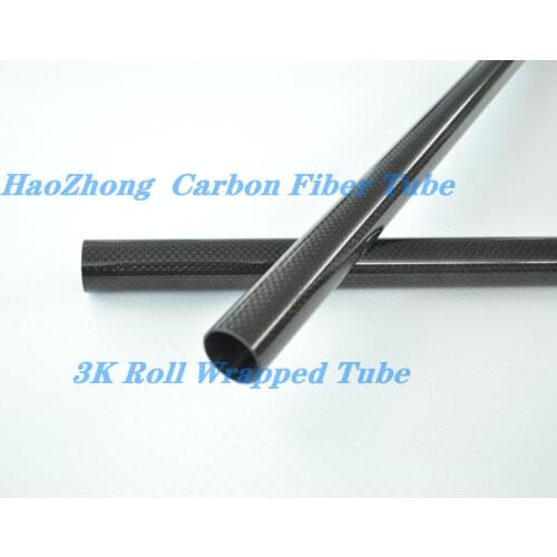 1pcs 7MM OD x 6MM ID Carbon Fiber Tube 3k 1000MM Long with 100% full carbon, (Roll Wrapped) Quadcopter Hexacopter Model DIY 7*6