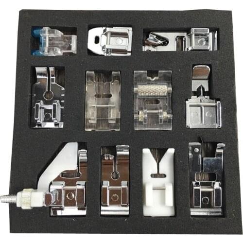 11pcs Mini Multifunction Presser Foot Spare Parts Accessories Presser Foot Set For Sewing Machine Brother Singer