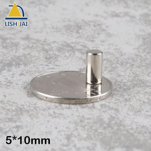 50pcs Neodymium Magnet Bulk, Strong Cylinder Magnet D5mm X 10mm Round Rare Earth Neodymium Magnet/Permanent Magnet