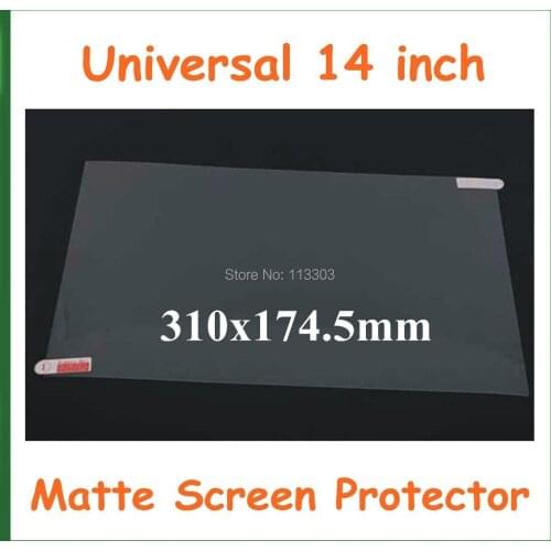 500pcs Universal Anti-glare Matte Screen Protector 14 inch 14" Protective Film for Computer Monitor Laptop Notebook 310x174.5mm