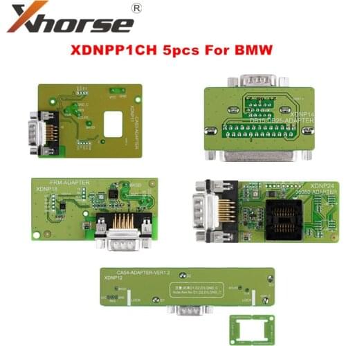 Xhorse XDNPP1CH 5pcs Solder-Free Adapters and Cables For BMW Sets Work with MINI PROG and KEY TOOL PLUS
