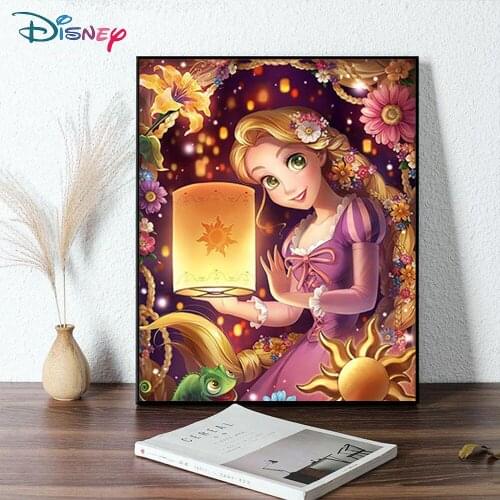 5D DIY Disney Diamond Painting Princess Series Diamond Cross Stitch Applique Diamond Inlaid Handmade Artist Home Decoration Gift