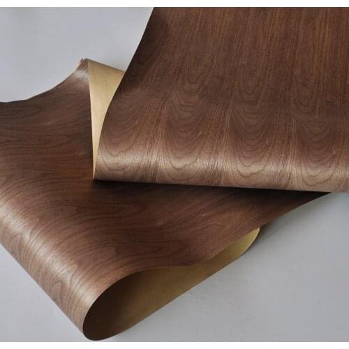 Craft Paper American Walnut(C.C) 2500*580 MM Natural Wood Veneers Flooring DIY Furniture for Kitchen Workshop 250x58cm