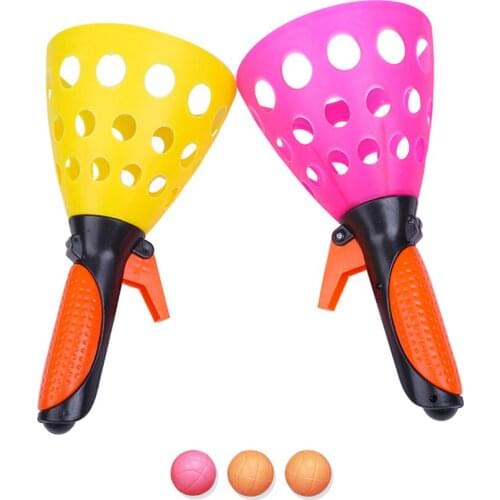 1 Set Of Double Catapult Butt Ball Pong Ball Sports Toys Parent-Child Interaction Indoor And Outdoor Sports Training Toys