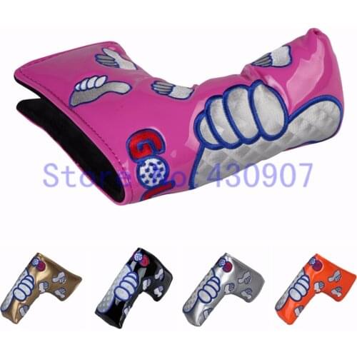 NEW Magnet 1PC Golf Blade Putter Covers Thumbs Putter Head Cover For Golf Scotty Putter 10 Colors Golf Putter Cover