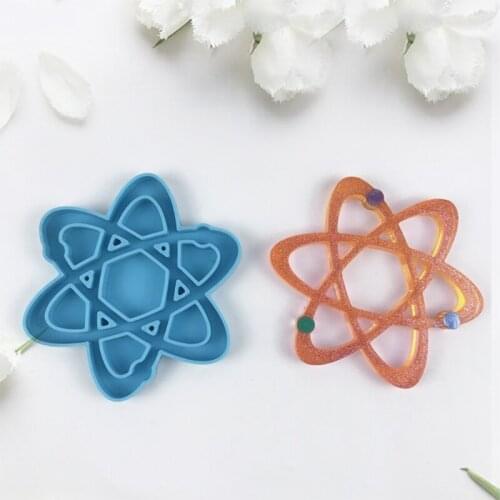 Planet Coaster Epoxy Resin Mold Cup Pad Mat Silicone Mould DIY Crafts Home Decorations Casting Tools