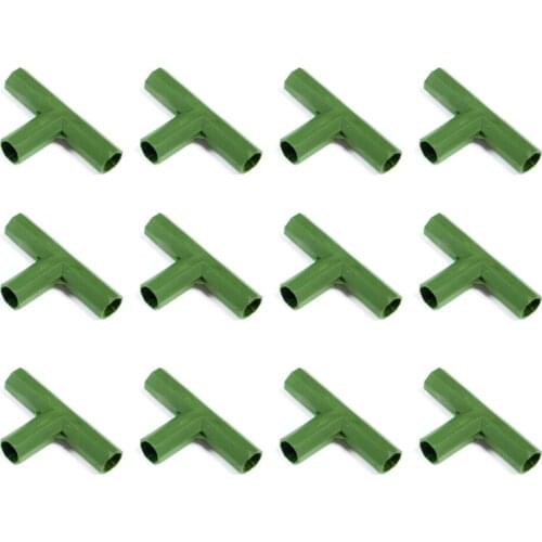 Bracket Filling Plastic Pipe Parts Horticultural Greenhouse Seal Vegetables Durable Strong 12 Pieces 11mm Secondary Accessories