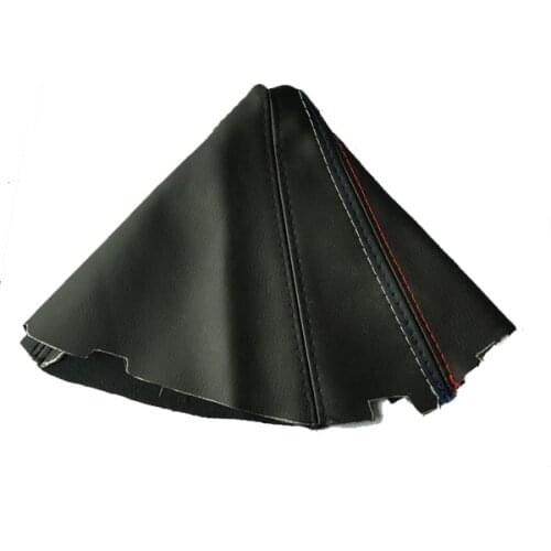 Car Shift Knob Boot Black Leather Boot Gaitor For BMW E39 5 SERIES 1995-2003 Car Styling