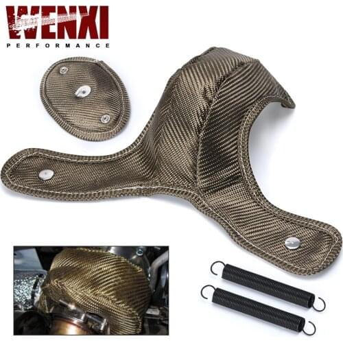TITANIUM turbo heat shield turbo blanket FOR Audi S3 / Volkswagen Golf Mk7 / Seat Leon WX-TBF05