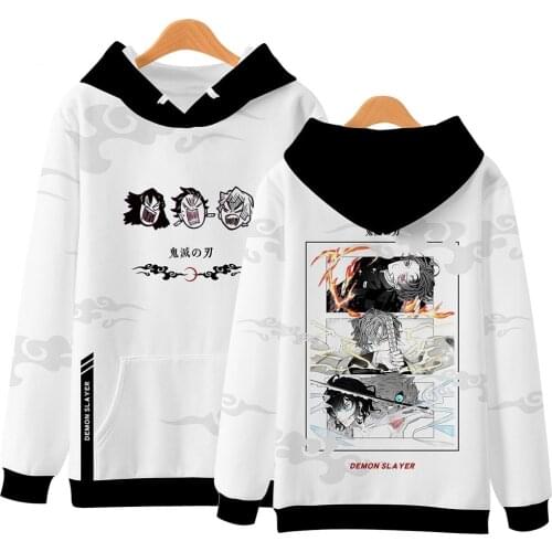 Kpop Demon Killer Hoodie Sweatshirt Teens Men/Women Young Cute Style Pullovers Jumpers Demon Slayer Cosplay Costume Kids Hoodies