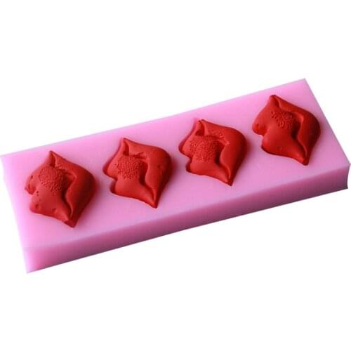 1PCS Four Lips Shape Long Slicone Mold Cake Fondant Mold Cake Decorating Tool Sugar Candy 3D Mould A1159