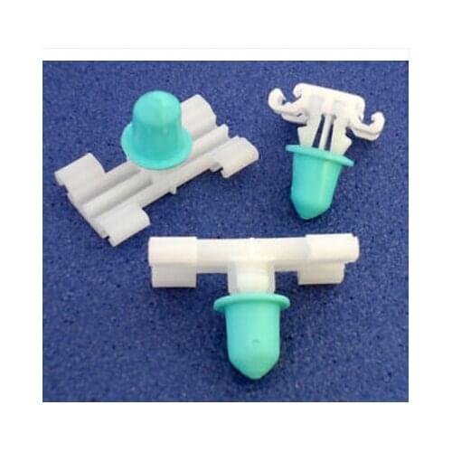 10x For BMW E46 Exterior Side Moulding / Door Bumpstrip Retaining Fastener Clip