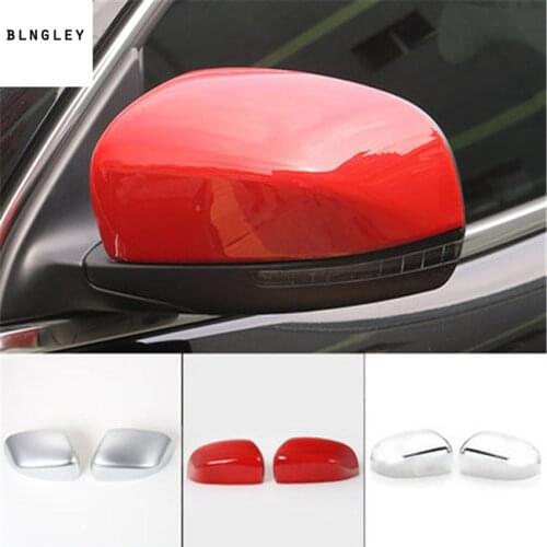 2pcs/lot ABS Rear view mirror decoration cover for 2014-2016 Jeep Cherokee / for2017-2018 Jeep Compass