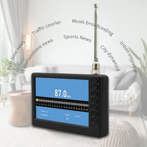 5 Inch D5 Digital Tv Dvbt2 Atsc Radio U Disk Play Hd H.265 Car Navigation Portable Mini Four Modes Dvb-T, Dvb-T2, Atsc, Isdb