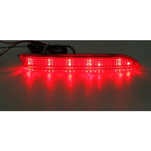 50LC 2Pcs LED Tail Braking Lamp Brake Rear Bumper Reflector Warning Stop Light for toyota Camry 2009 2012 Innova/ISF/GX470/RX300