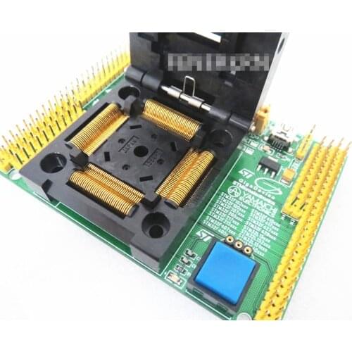 Clamshell STM32L STM32F103 LQFP144 YAMAICHI IC Burning seat Adapter testing seat Test Socket test bench in stock free shipping