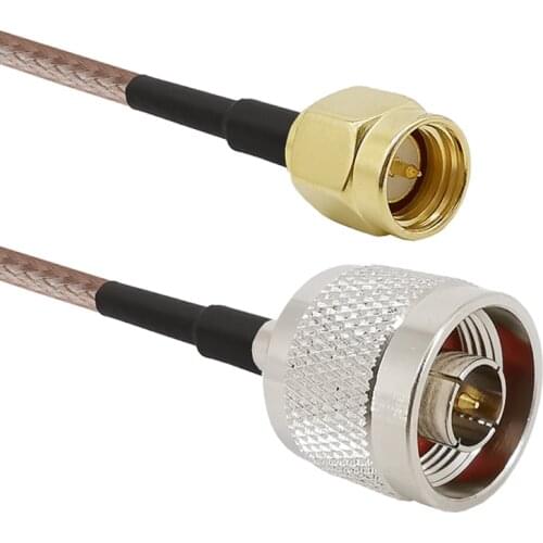 10-50CM N Type Male Plug to SMA Male Plug Pigtail Cable RG316 Wire SMA to N Connector For WIFI Antenna