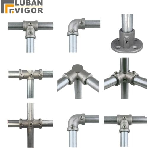 Aluminum alloy quick connector for 32mm pipe/tube,Fasteners,elbow,flange,no rust,DIY hanger fastener,Industrial artwork