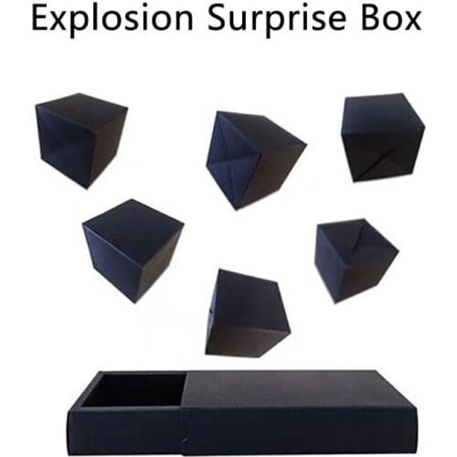 Black Pops Up Explosion Box DIY Gift Box Photo Album Scrapbook Jump Present Book