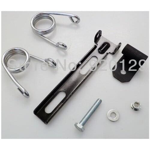 Black Solo Seat Mount Kit Swivel Bracket w/ 2" Spring for Harley Softail Custom Chopper Bobber