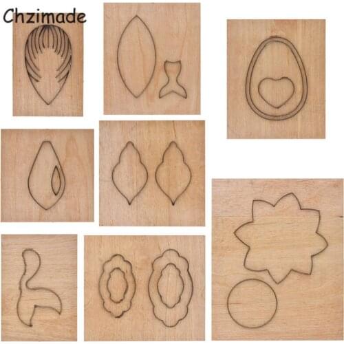Chzimade Mermaid Tail Leather Cutting Die Wooden Mould For Diy Cutter Dies Scrapbook Crafts