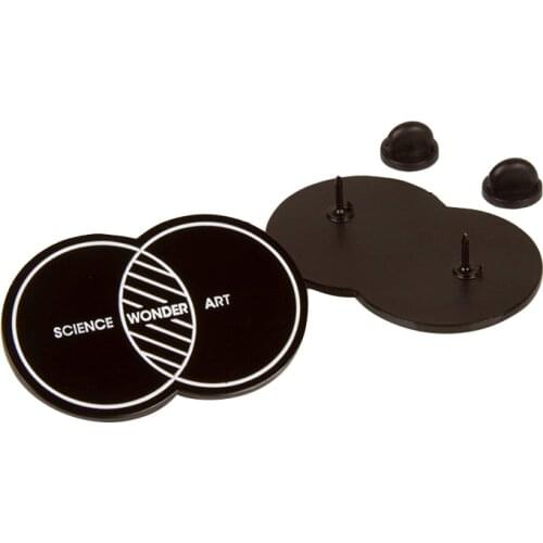 Science art wonder pin