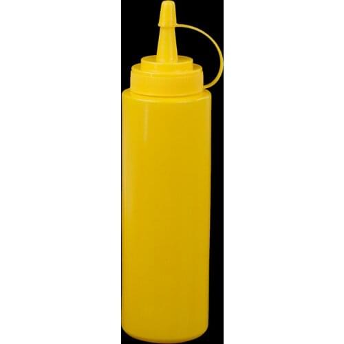 Kitchen cooking tools Plastic Squeeze Bottle Dispenser 8oz for Sauce Vinegar Oil Creamy Salad dressing Ketchup Cookling tools