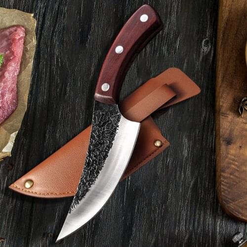 Boning Kitchen Knife 5 Inch Cleaver Butcher Knives High-carbon Steel Handmade Knife Slicing Chopping Chef Knives