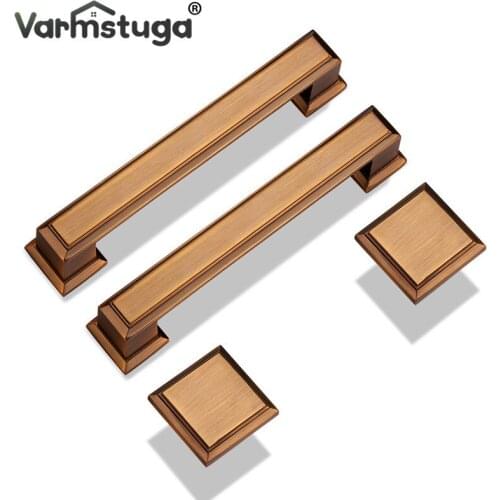 VARMSTUGA American Coffee Furniture Hardware Kitchen Cabinet Handles Drawer Knobs Cabinet Knobs and Pulls Black Cupboard Knobs