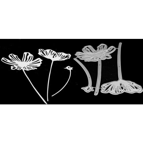 Small flower metal cutting dies embossing stencil templates scrapbooking album dies craft decorative kscraft making supplies