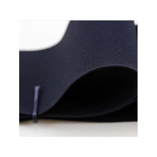 32MM White/Black Colored Soft Knit Braided with High - elastic Webbing Band For Sewing Garment Accessories wide 38mm 50mm 75mm